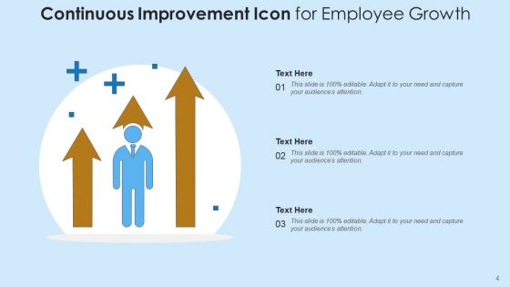 Continuous Enhancement Icon Process Graphs Ppt PowerPoint Presentation Complete Deck With Slides