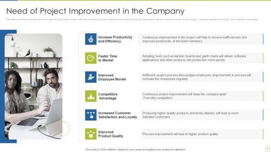 Continuous Enhancement In Project Based Companies Ppt PowerPoint Presentation Complete Deck With Slides
