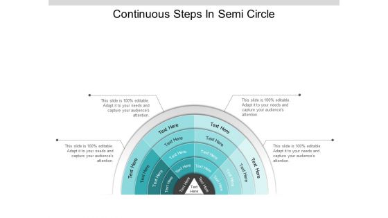 Continuous Steps In Semi Circle Ppt PowerPoint Presentation Ideas Format Ideas