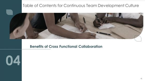 Continuous Team Development Culture Ppt PowerPoint Presentation Complete Deck With Slides