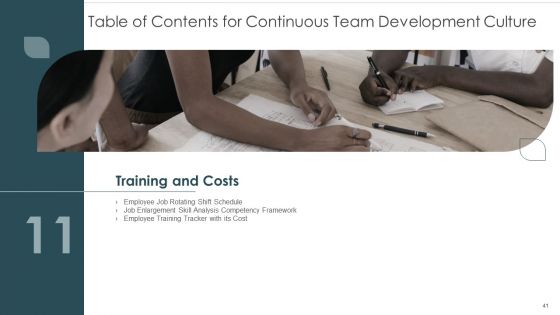 Continuous Team Development Culture Ppt PowerPoint Presentation Complete Deck With Slides
