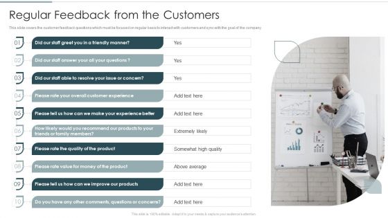 Continuous Team Development Culture Regular Feedback From The Customers Pictures PDF