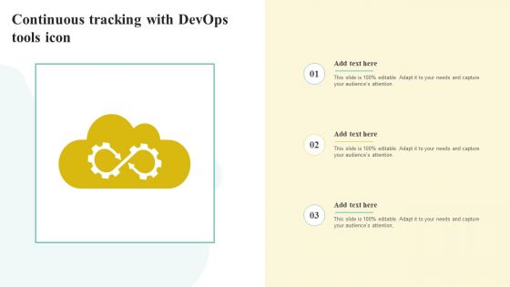 Continuous Tracking With Devops Tools Icon Elements PDF Continuous Tracking With Devops Tools Icon Elements PDF