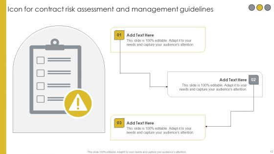 Contract Risk Assessment And Management Ppt PowerPoint Presentation Complete Deck With Slides