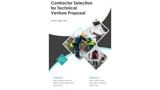 Contractor Selection For Technical Venture Proposal Example Document Report Doc Pdf Ppt