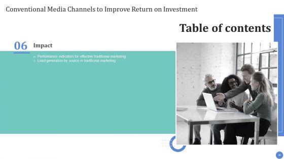 Conventional Media Channels To Improve Return On Investment Ppt PowerPoint Presentation Complete Deck With Slides