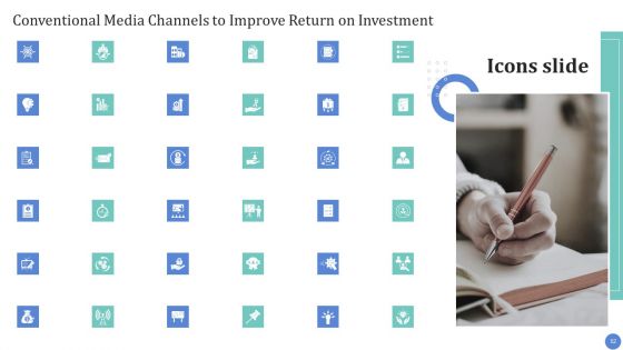 Conventional Media Channels To Improve Return On Investment Ppt PowerPoint Presentation Complete Deck With Slides
