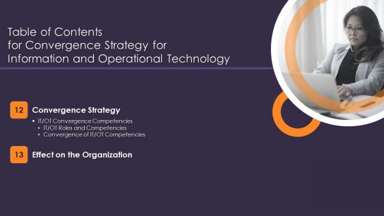 Convergence Strategy For Information And Operational Technology Ppt PowerPoint Presentation Complete Deck With Slides