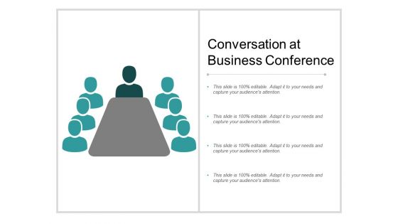 Conversation At Business Conference Ppt Powerpoint Presentation Outline Deck