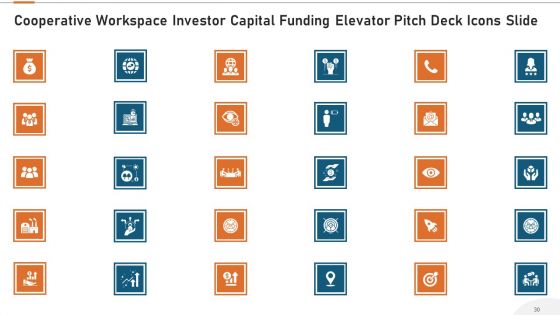 Cooperative Workspace Investor Capital Funding Elevator Pitch Deck Ppt PowerPoint Presentation Complete Deck With Slides