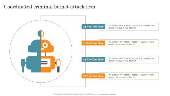 Coordinated Criminal Botnet Attack Icon Structure PDF Coordinated Criminal Botnet Attack Icon Structure PDF