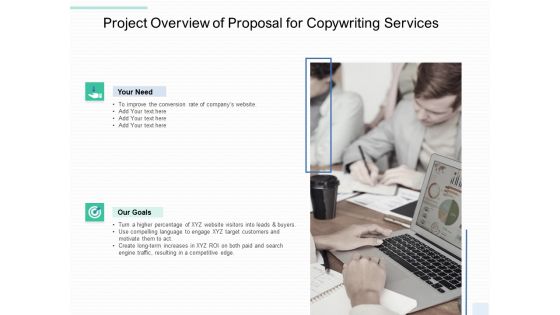 Copywriting Service Project Overview Of Proposal Ppt Inspiration Grid PDF