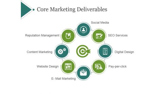 Core Marketing Deliverables Template 2 Ppt PowerPoint Presentation Microsoft