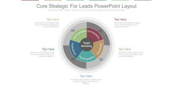 Core Strategic For Leads Powerpoint Layout