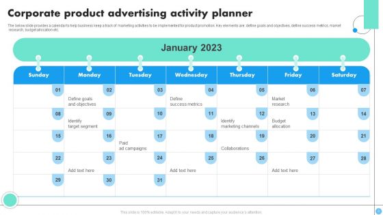 Corporate Advertising Strategy Ppt PowerPoint Presentation Complete Deck With Slides