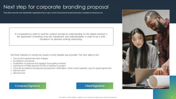Corporate Branding Proposal Ppt PowerPoint Presentation Complete Deck With Slides