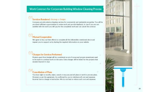 Corporate Building Window Cleaning Process Ppt PowerPoint Presentation Complete Deck With Slides
