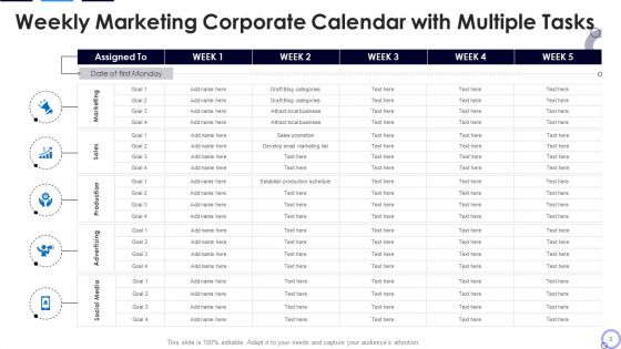 Corporate Calendar Sales Mail Ppt PowerPoint Presentation Complete Deck With Slides