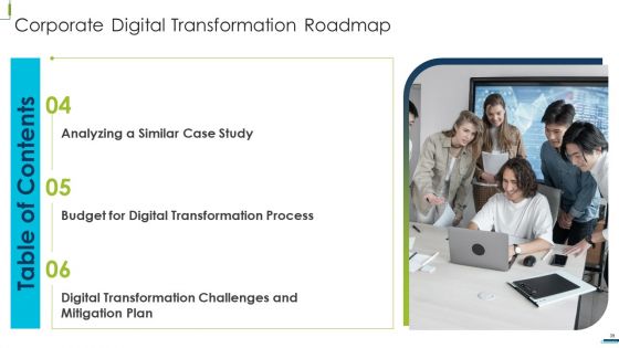 Corporate Digital Transformation Roadmap Ppt PowerPoint Presentation Complete Deck With Slides