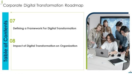 Corporate Digital Transformation Roadmap Ppt PowerPoint Presentation Complete Deck With Slides
