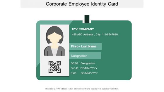 Corporate Employee Identity Card Ppt PowerPoint Presentation Ideas Samples Corporate Employee Identity Card Ppt PowerPoint Presentation Ideas Samples