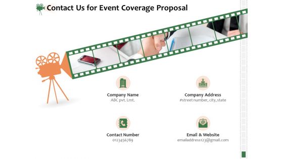 Corporate Event Videography Proposal Contact Us For Event Coverage Proposal Introduction PDF