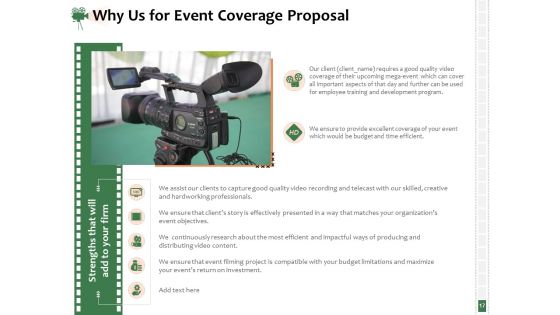 Corporate Event Videography Proposal Ppt PowerPoint Presentation Complete Deck With Slides