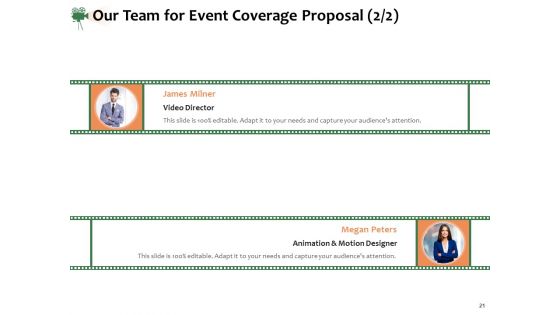 Corporate Event Videography Proposal Ppt PowerPoint Presentation Complete Deck With Slides
