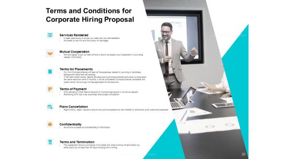 Corporate Hiring Proposal Ppt PowerPoint Presentation Complete Deck With Slides