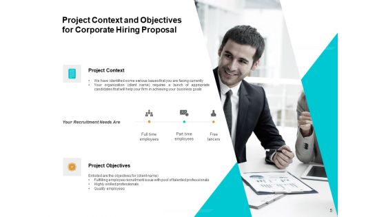 Corporate Hiring Proposal Ppt PowerPoint Presentation Complete Deck With Slides