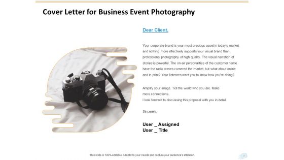 Corporate Occasion Videography Proposal Ppt PowerPoint Presentation Complete Deck With Slides
