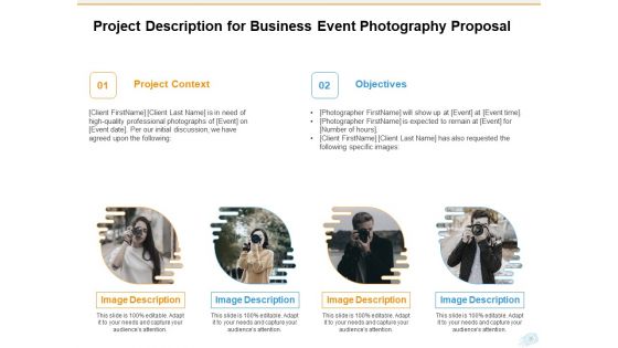 Corporate Occasion Videography Proposal Ppt PowerPoint Presentation Complete Deck With Slides