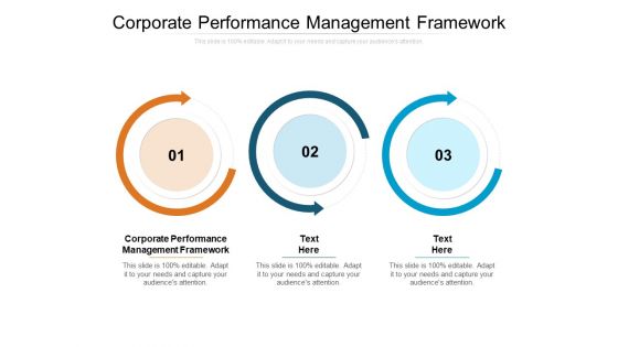 Corporate Performance Management Framework Ppt PowerPoint Presentation Gallery Outfit Cpb