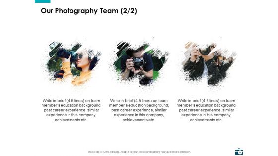 Corporate Photography Proposal Template Ppt PowerPoint Presentation Complete Deck With Slides