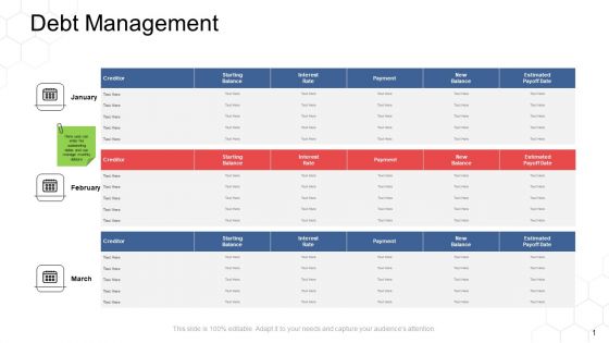 Corporate Regulation Debt Management Ppt Outline Inspiration PDF