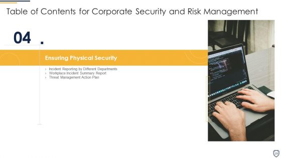 Corporate Security And Risk Management Ppt PowerPoint Presentation Complete Deck With Slides