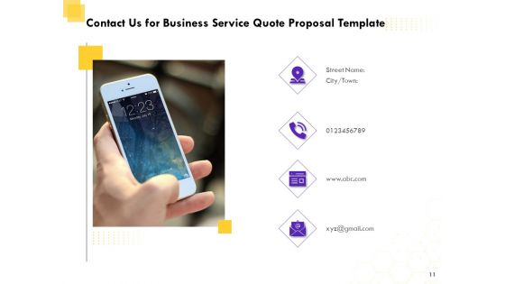 Corporate Service Quote Proposal Ppt PowerPoint Presentation Complete Deck With Slides