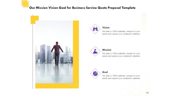 Corporate Service Quote Proposal Ppt PowerPoint Presentation Complete Deck With Slides