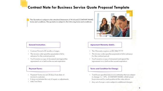 Corporate Service Quote Proposal Ppt PowerPoint Presentation Complete Deck With Slides