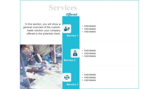 Corporate Services Offered Ppt Show Smartart PDF