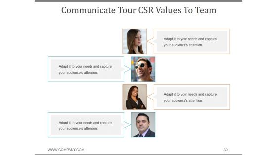 Corporate Social Responsibility Business Strategy PPT PowerPoint Presentation Complete Deck With Slides