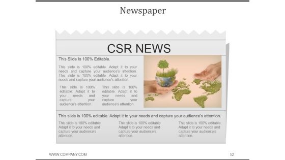 Corporate Social Responsibility Business Strategy PPT PowerPoint Presentation Complete Deck With Slides