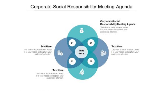 Corporate Social Responsibility Meeting Agenda Ppt PowerPoint Presentation File Tips Cpb
