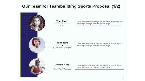 Corporate Sports Team Engagement And Learning Proposal Ppt PowerPoint Presentation Complete Deck With Slides