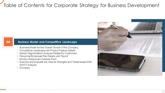 Corporate Strategy For Business Development Ppt PowerPoint Presentation Complete Deck With Slides
