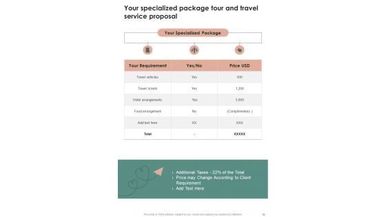 Corporate Trips And Packages Proposal Example Document Report Doc Pdf Ppt
