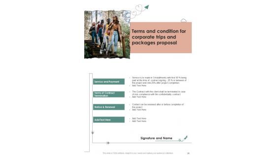 Corporate Trips And Packages Proposal Example Document Report Doc Pdf Ppt