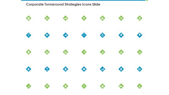 Corporate Turnaround Strategies Icons Slide Ppt File Pictures PDF