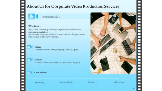 Corporate Video Proposal Template Ppt PowerPoint Presentation Complete Deck With Slides