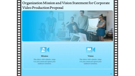 Corporate Video Proposal Template Ppt PowerPoint Presentation Complete Deck With Slides
